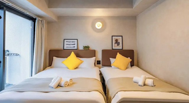 Трёхместный номер Standard с балконом Apartment Hotel 11 Kuromon 2