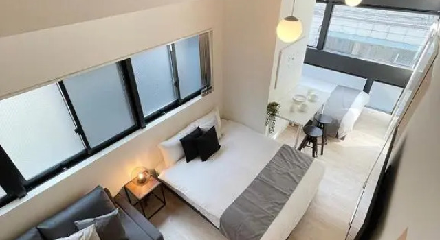 Brand new 1BR Apt for 7 ppl with loft Few Mins Walk To Peace Park, Rezerwuj Hotel Hiroszima Chugoku