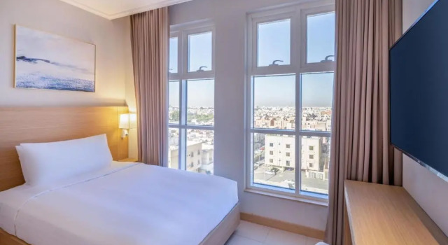 Люкс с 2 комнатами с видом на город Residence Inn by Marriott Dammam
