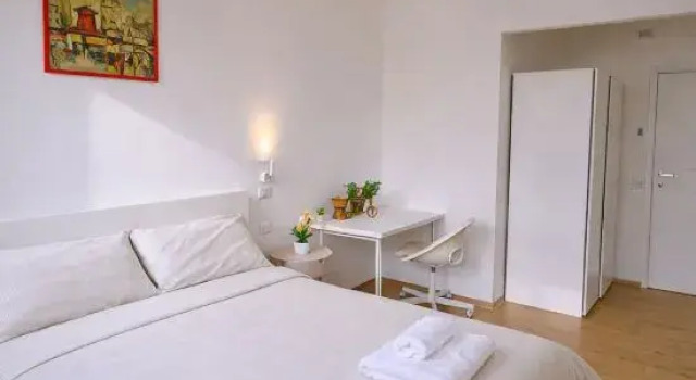 Кровать в общем номере Casa Arena Santa Giulia Olympic Venue Free WiFi