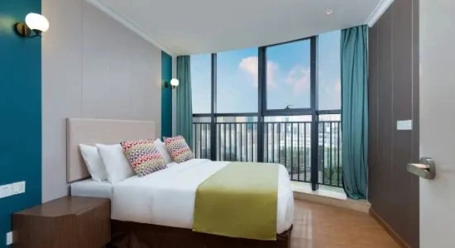Люкс Deluxe с красивым видом из окна Campanile Dongguan Songshan Lake Huawei