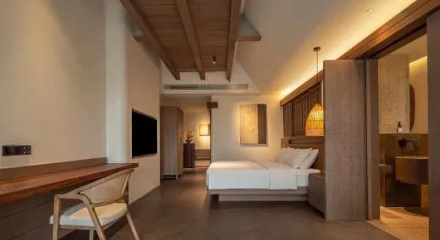 Люкс с 2 комнатами Anzhimu Private Hot Spring Homestay