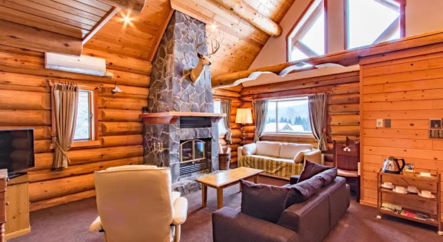 Вилла Luxury с балконом и с красивым видом из окна Villa Rusutsu