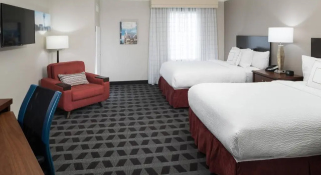 Четырёхместная студия TownePlace Suites Fort Worth Downtown