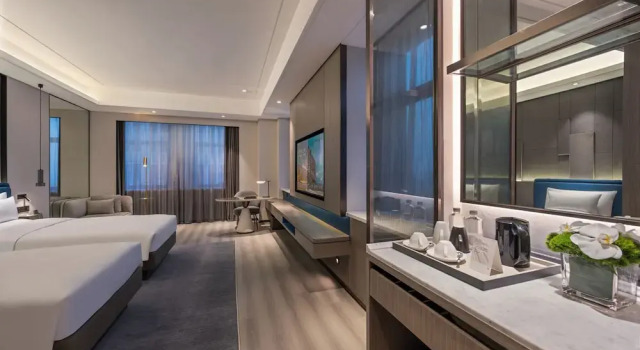 Двухместный номер Deluxe Novotel Kunshan Yangcheng Lake