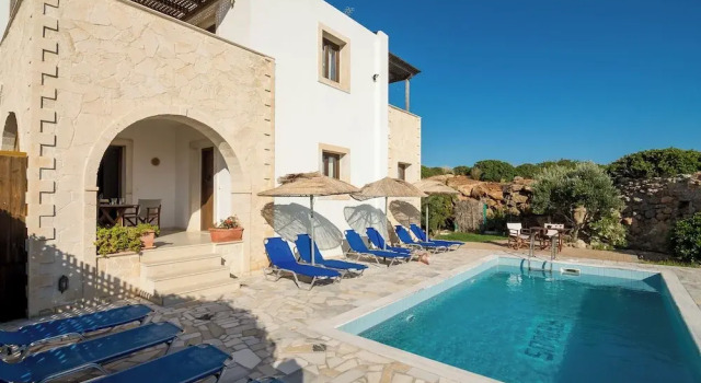 Вилла с 5 комнатами с видом на море Crete Essence Villas – Lagkada