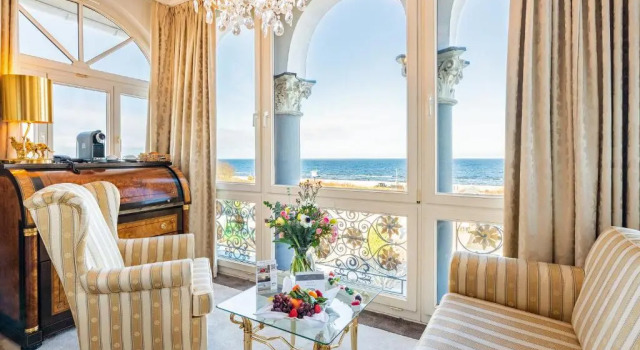 Люкс с видом на море SEETELHOTEL Ahlbecker Hof das elegante Traditionshotel & ruhiger Rückzugsort an der Ostsee
