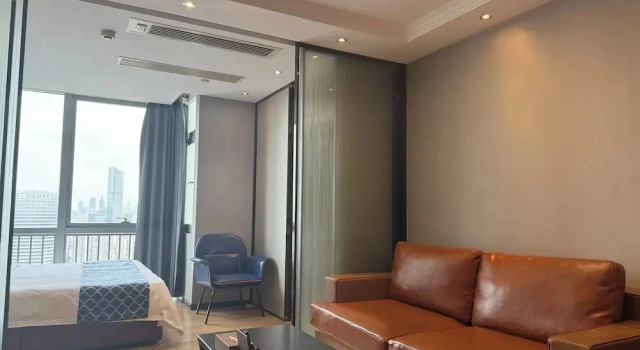 Одноместный люкс Premium с видом на парк Green Lemon Tree International Apartment - Beijing Road Jiedeng Metropolis Branch