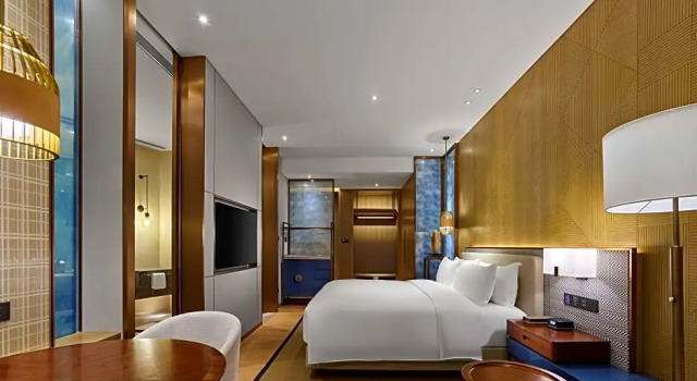 Номер Premium с видом на окрестности Hilton Hainan Ocean Flower Island