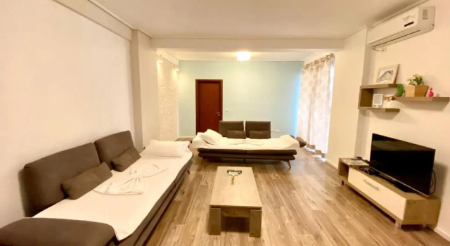Апартаменты c 1 комнатой с частичным видом на море Aquamarine Apartments