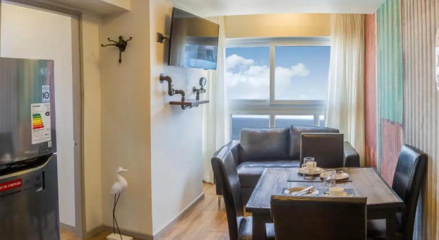 Апартаменты с 2 комнатами с видом на море Gran Cavancha Hotel & Apartment