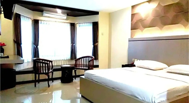 Superior quarto com vista para o mar Alexander Hotel  Tegal