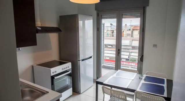 Апартаменты c 1 комнатой с балконом и с красивым видом из окна Lak Peristeri Homes 50m from metro station