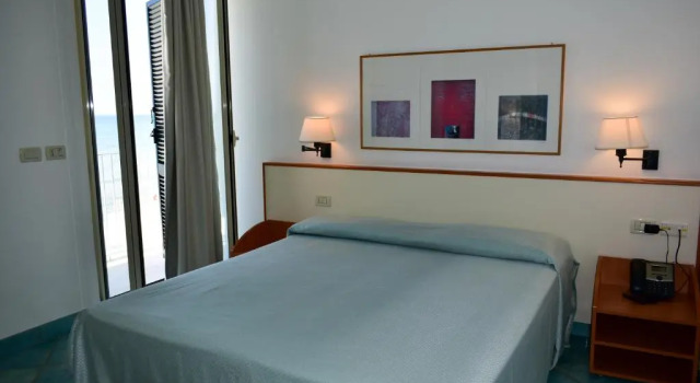Двухместный номер Standard с балконом и с видом на море Hotel Amyclae
