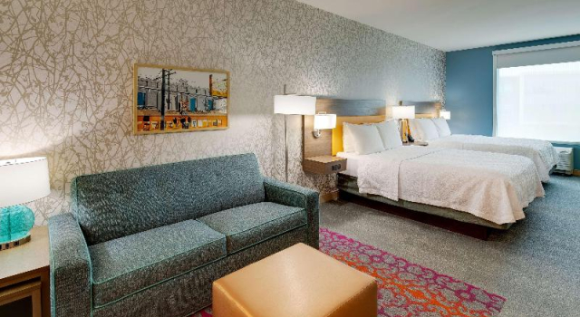 Четырёхместная студия Home2 Suites By Hilton Hammond