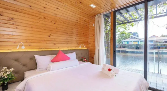 Bungalow 1 phòng ngủ View Hồ Melly - Vũng Tàu, Забронировать Дом для отпуска Отели Вунгтау с парковкой, Парковка