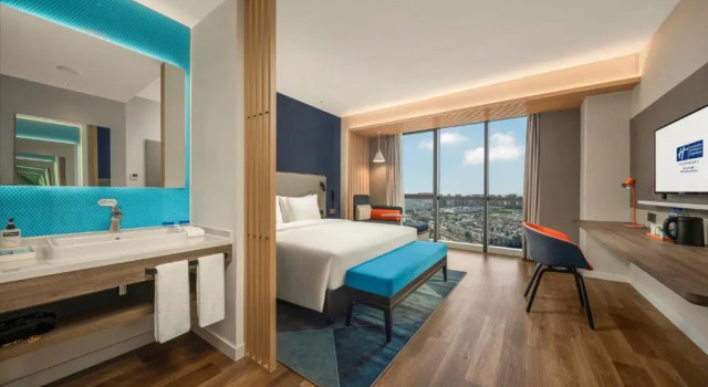 Двухместный номер Standard с видом на закат Holiday Inn Express Meishan Dongpo by IHG