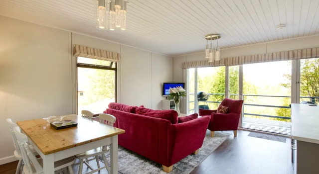 Номер Standard 2 bedroom lodge with stunning loch mountain views