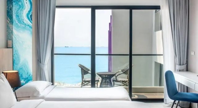 Семейный номер Standard с частичным видом на море Fortune Saeng Chan Beach Hotel Rayong - SHA Plus