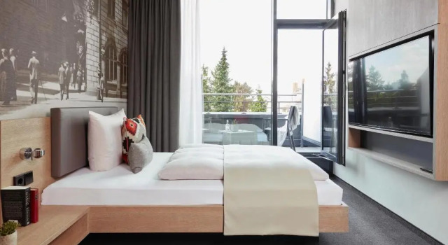 Одноместные апартаменты Deluxe Living Hotel Frankfurt