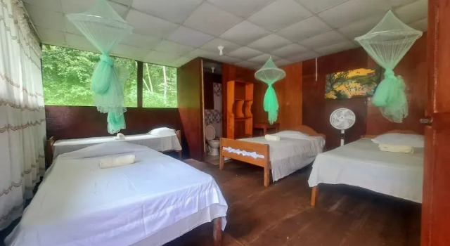Четырёхместный номер Standard с балконом и с видом на реку Jacamar Lodge Expeditions
