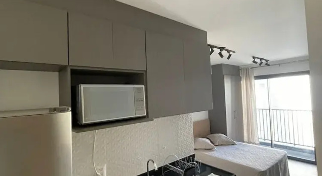 Двухместные апартаменты Luxury с балконом и с видом на город Flats Campo Belo
