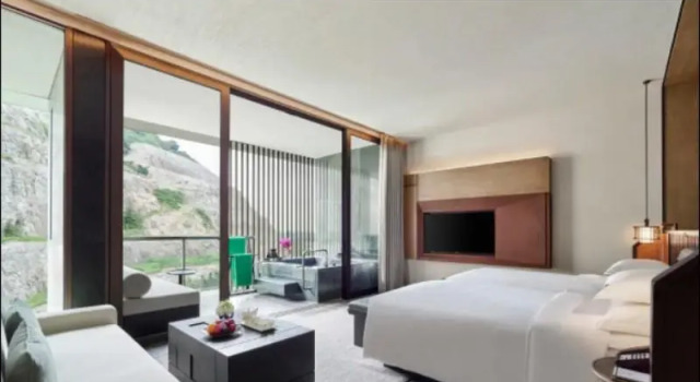 Двухместный номер Deluxe с балконом и с красивым видом из окна Banyan Tree Nanjing Garden Expo