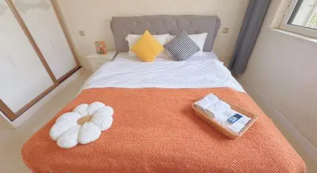 Люкс Premier с 2 комнатами с видом на сад Langyu Boutique Holiday Apartment (Qingdao Golden Beach Branch)