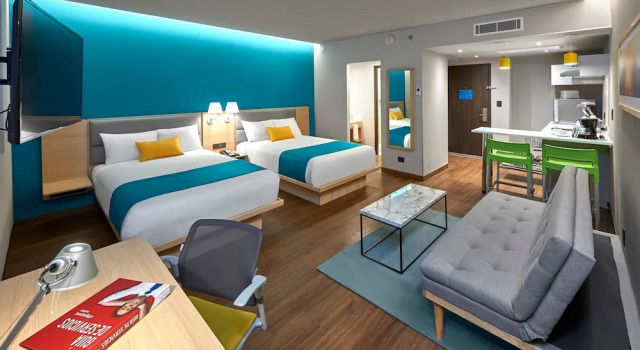 Четырёхместный люкс City Express Plus by Marriott Cancun Aeropuerto Riviera