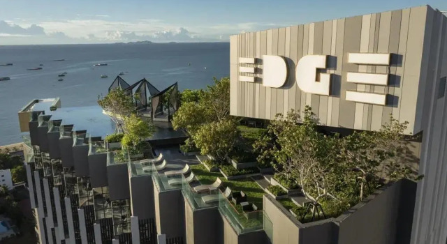 Апартаменты c 1 комнатой с красивым видом из окна Апартаменты апарт- отеле Edge Central Pattaya new condos Base updated version