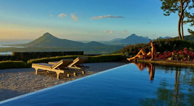 Люкс с видом на море Lakaz Chamarel Exclusive Lodge
