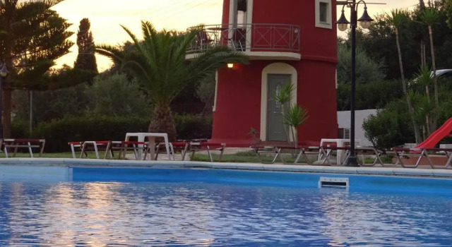 Standardowy dwuosobowy pokój z widokiem na morze Marina-Anna Studios