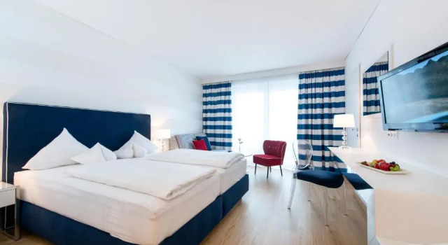 Двухместный номер Deluxe с балконом и с видом на озеро Werzers Hotel Resort Pörtschach
