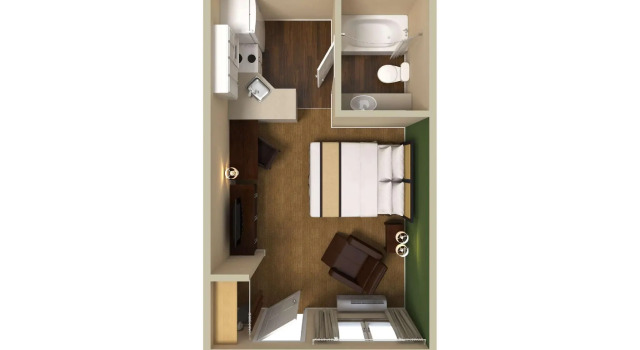 Студия Extended Stay America Suites - Mobile - Spring Hill