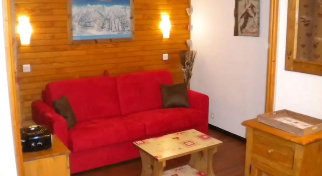 Studio In Macot La Plagne With Wonderful Mountain View And Balcony 15 Km From The Beach
