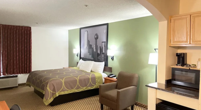 Двухместный номер Super 8 by Wyndham Fort Worth Downtown South