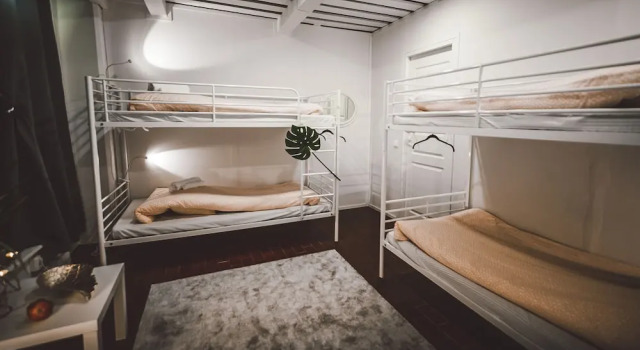 Кровать в общем номере Wherever Mini Hostel