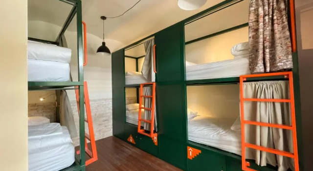 Кровать в общем номере (женский номер) Viajero CDMX Centro Hostel