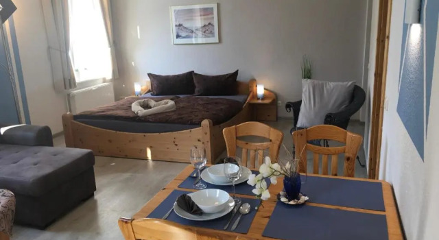 Студия с балконом Appartement 06 Strandvillen Wald & See