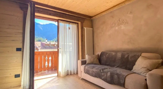 Апартаменты с балконом и с видом на горы Mostesi Dolomites Spa Hotel