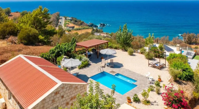 Villa Villa Paradiso Sunset Private Pool Walk to Beach Sea Views A C Wifi - 3072