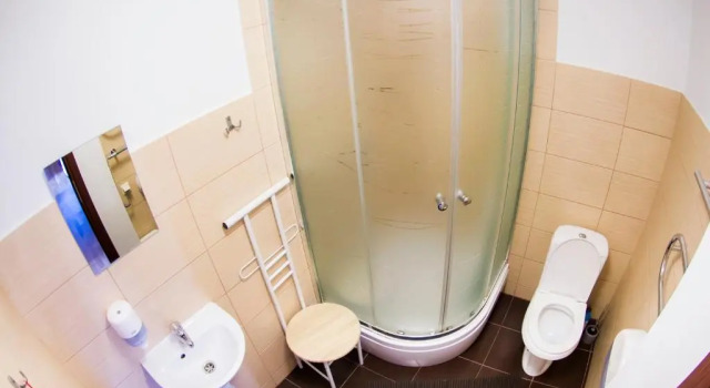 Кровать в общем номере Klaipeda Hostel