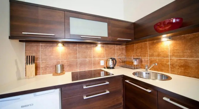 Кровать в общем номере с 2 комнатами с балконом 4Seasons﻿ Apartments Cracow