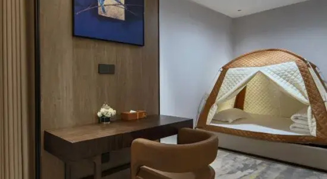 Двухместный семейный люкс Deluxe Great Sojourn｜Urban Garden Hotel of Ya'an
