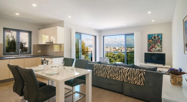 Awesome Apartment in Selca With 1 Bedrooms, Wifi and Outdoor Swimming Pool