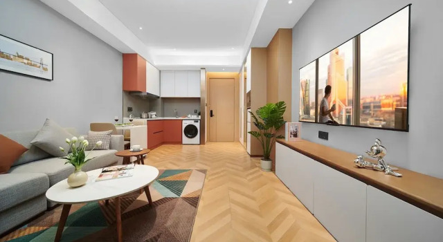 Двухместный номер Deluxe c 1 комнатой Citadines DD Port Dalian
