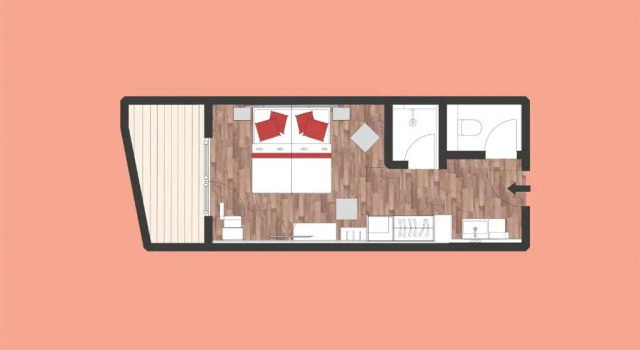 Двухместный номер Deluxe с балконом Hotel Astrid mit Panoramapool & inklusive JokerCard