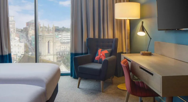 Twin room Hilton Bournemouth