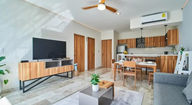 Elena 101 beautiful one bedroom in Aldea Zama, Rezerwuj Hotel Hotele w Quintana Roo z parkingiem, Parking
