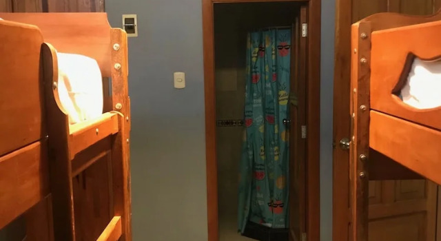 Кровать в общем номере Amazon Dream House with AC and Starlink